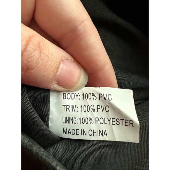 Steve Madden Rose Foldover Magnetic Zip Up Clutch Purse Black Faux Leather EUC! - Picture 8 of 8